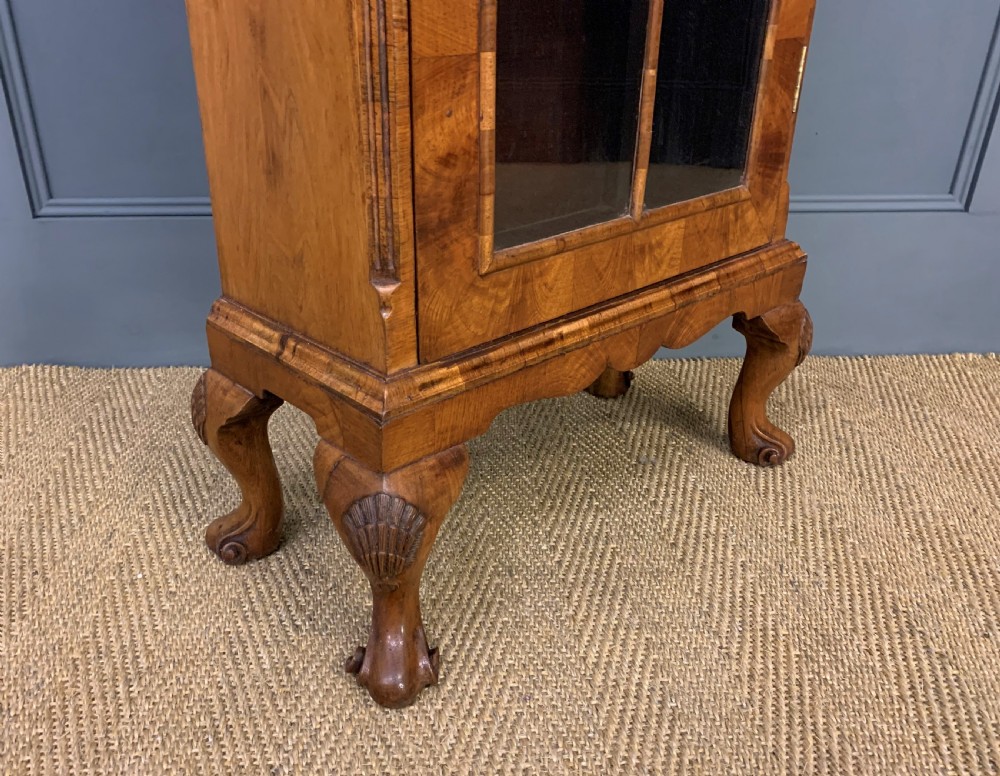Small Burr Walnut Bookcase View III
