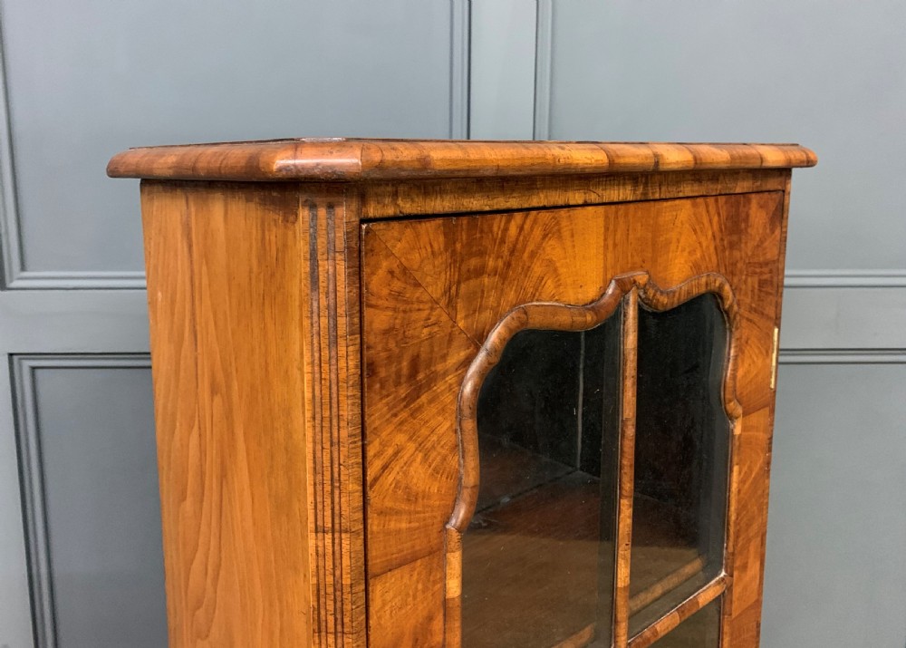 Small Burr Walnut Bookcase View XII