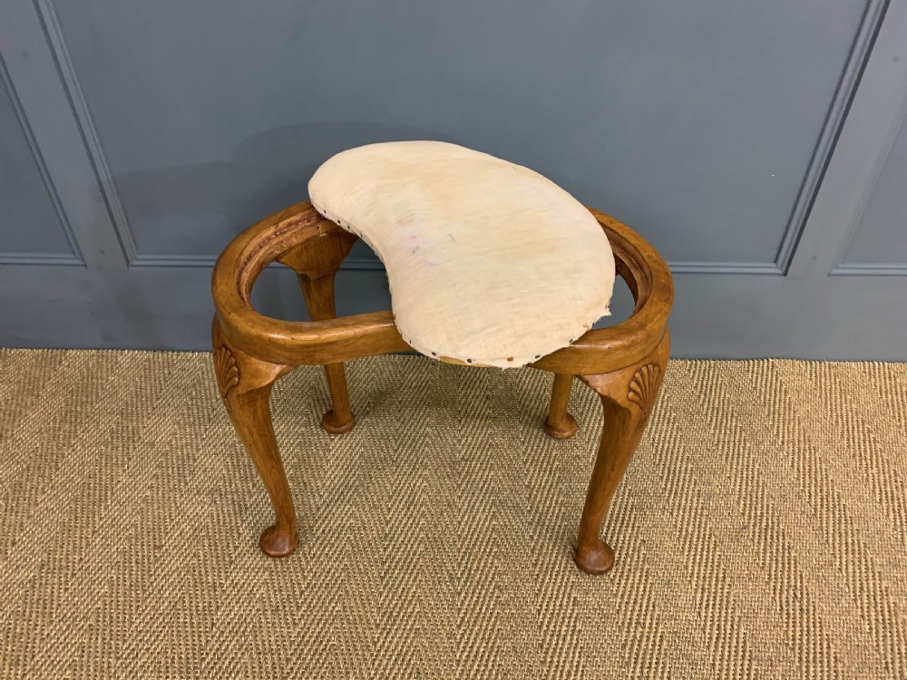 Burr Walnut Dressing Table and Stool by Maple and Co. View XVI
