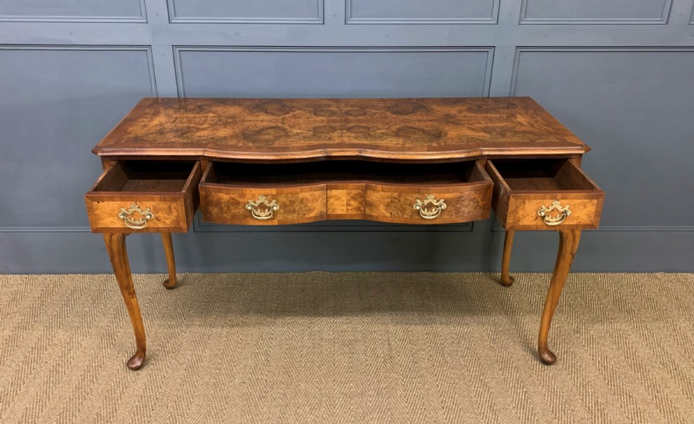 Burr Walnut Table View III