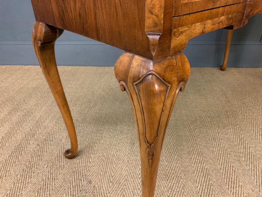 Burr Walnut Table View IV