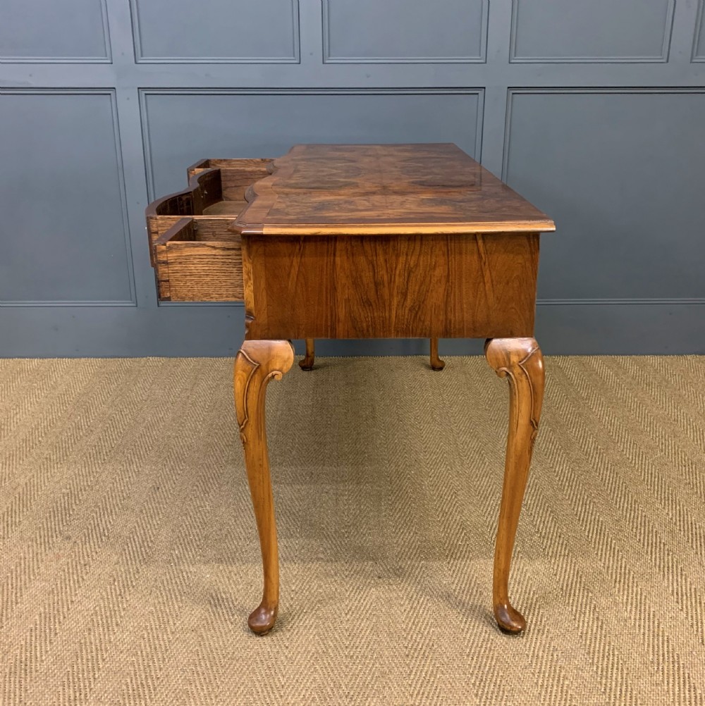 Burr Walnut Table View V