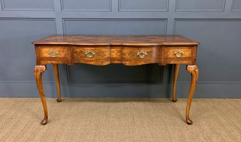 Burr Walnut Table View VII