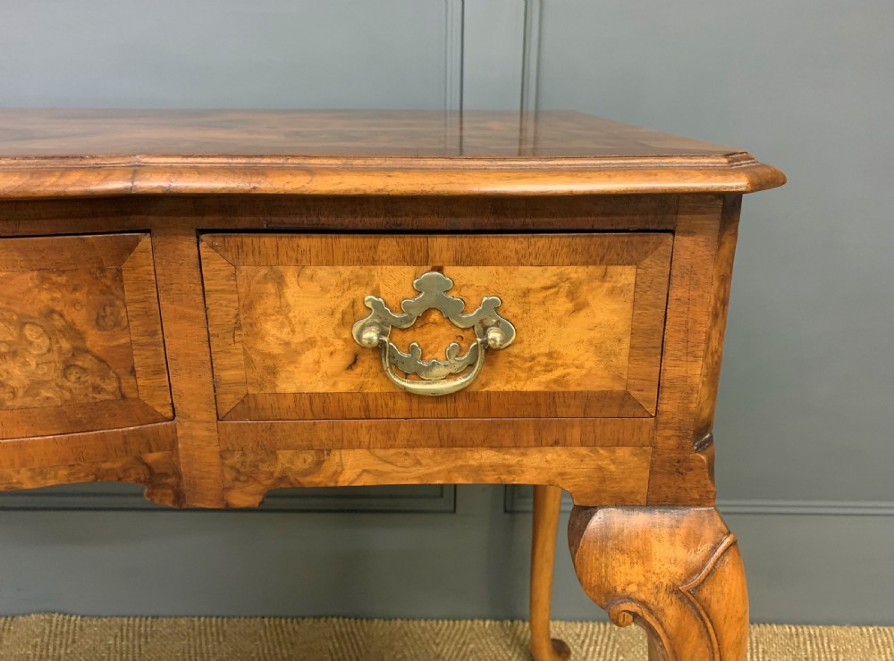 Burr Walnut Table View VIII
