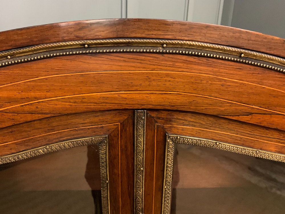Floral Marquetry Inlaid Bonheur Du Jour View XXI