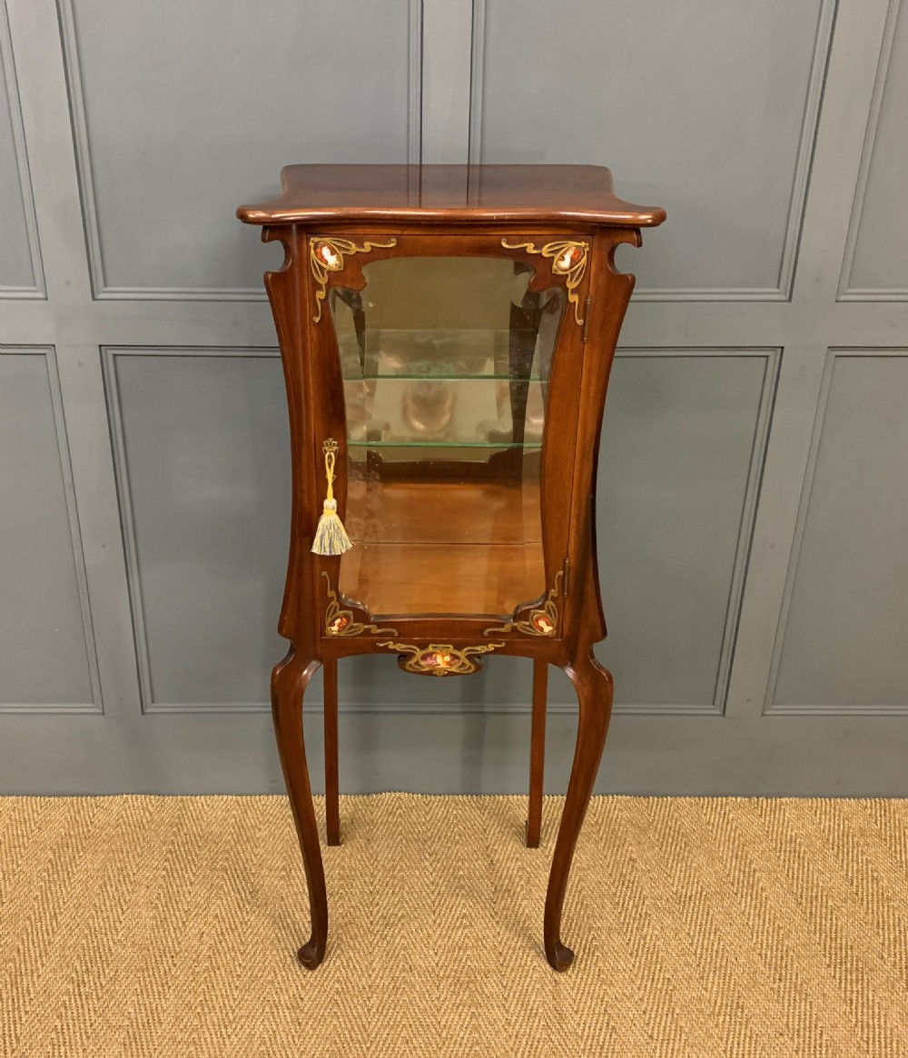 Art Nouveau Mahogany Vitrine View VI