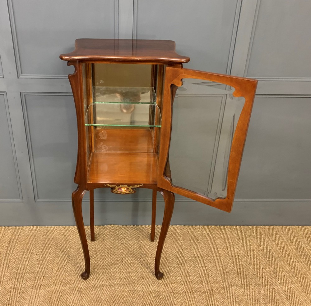 Art Nouveau Mahogany Vitrine View VIII