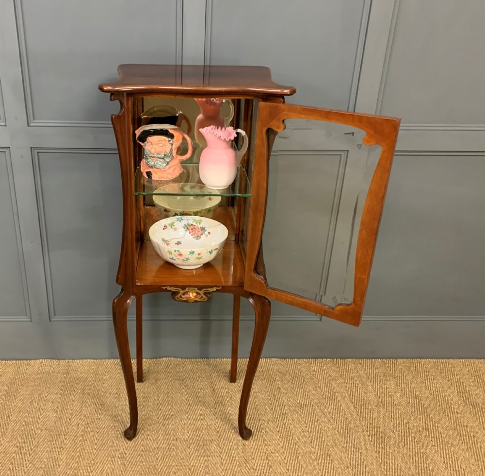 Art Nouveau Mahogany Vitrine View IX