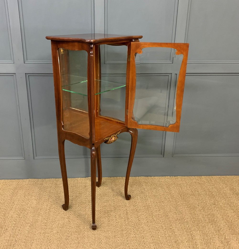 Art Nouveau Mahogany Vitrine View XIV
