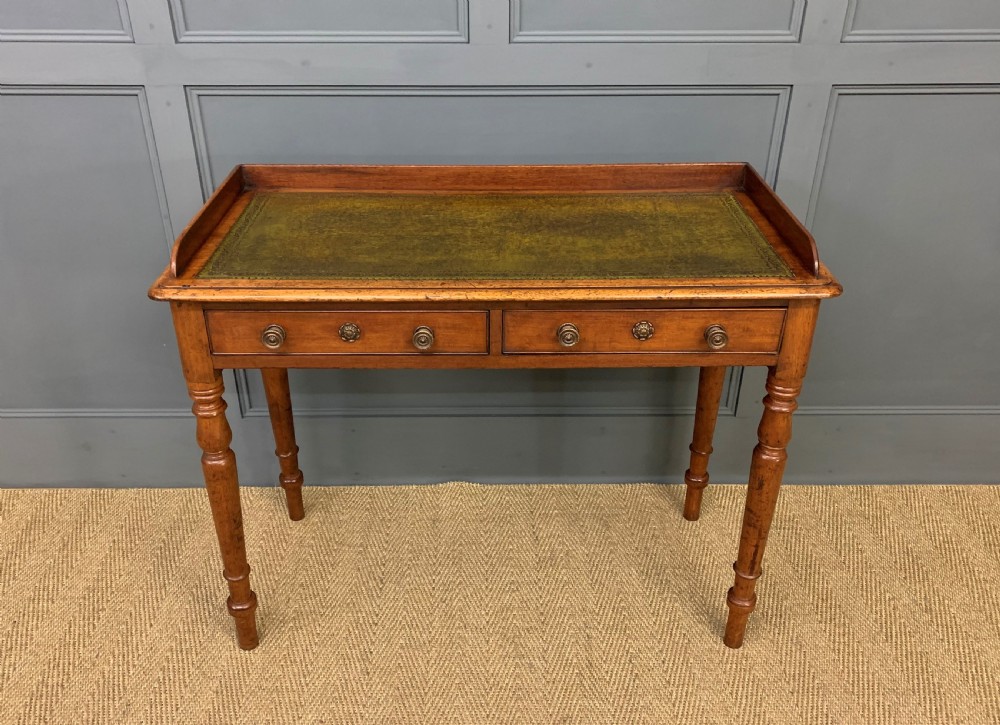 19th Century Mahogany Writing Table View VI