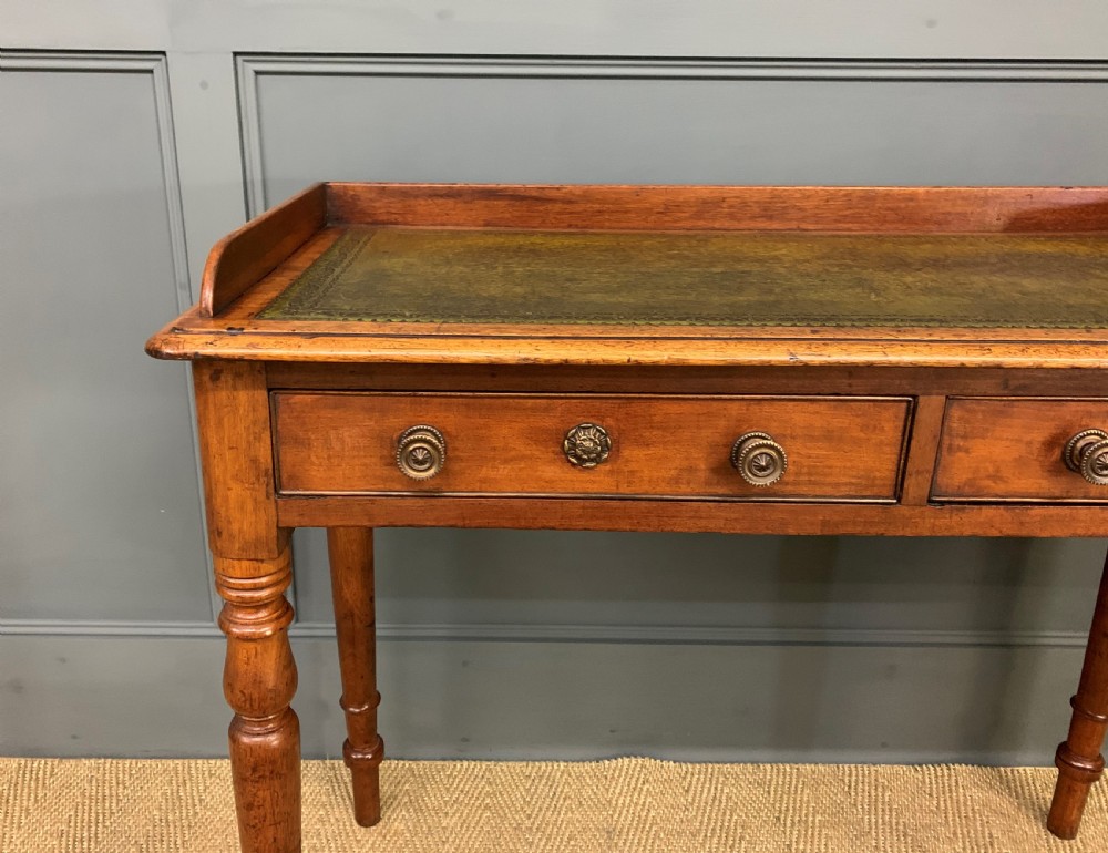19th Century Mahogany Writing Table View VIII