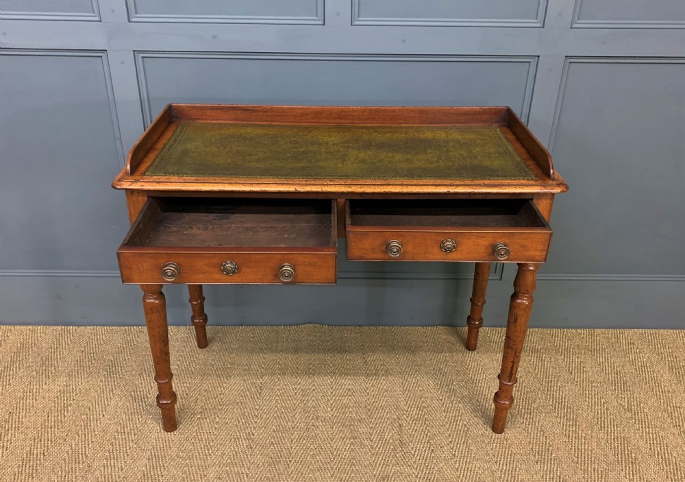 19th Century Mahogany Writing Table View X