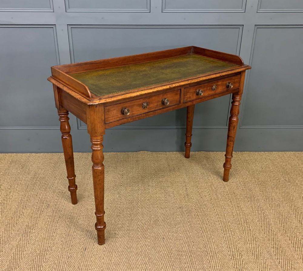 19th Century Mahogany Writing Table View XI