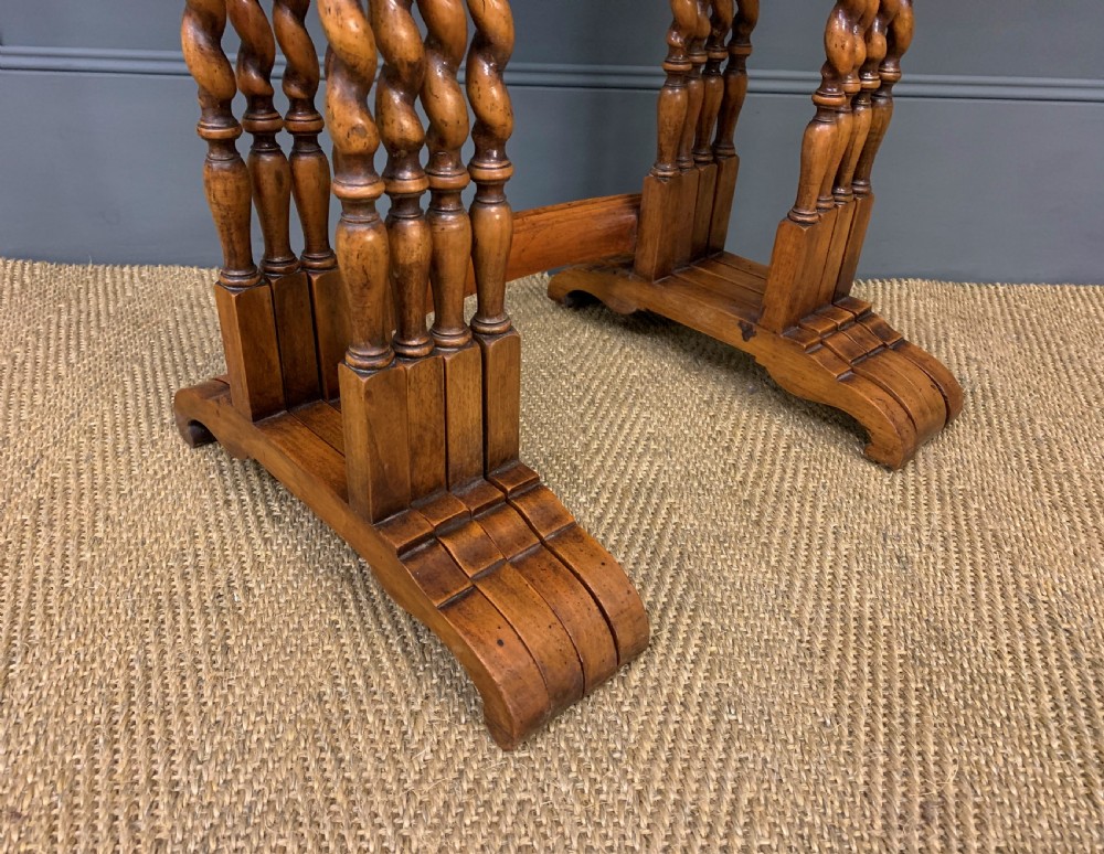 Nest of 4 Burr Walnut Tables View III