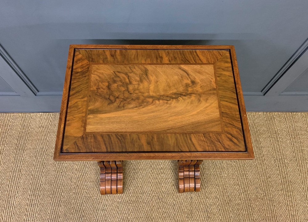 Nest of 4 Burr Walnut Tables View VI
