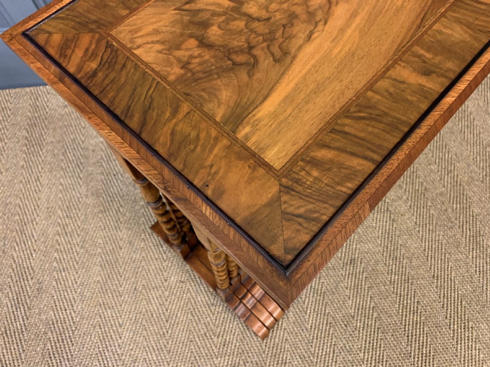Nest of 4 Burr Walnut Tables View XIII