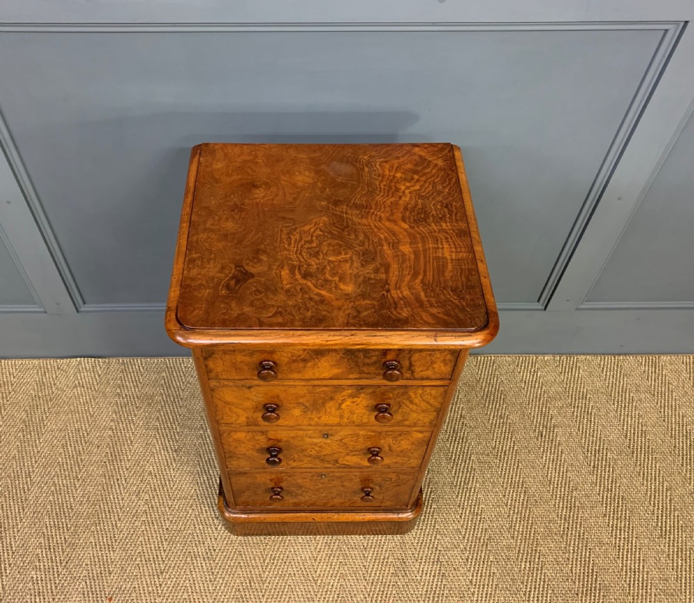 Pair of Burr Walnut Bedside Chests by Heal and Son View XI