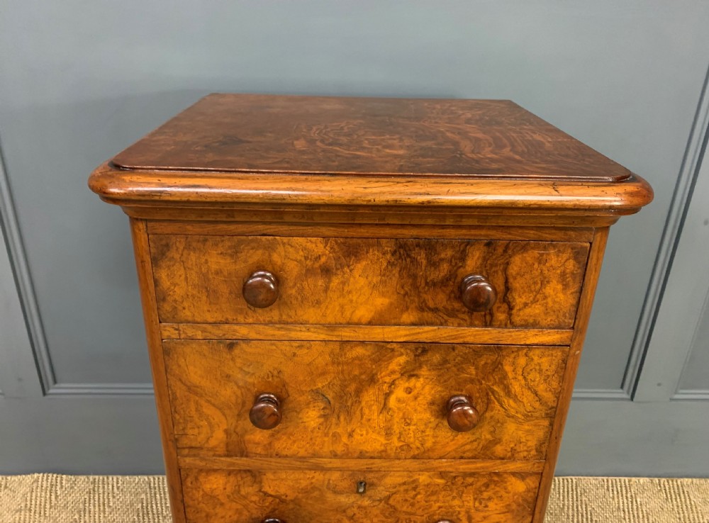 Pair of Burr Walnut Bedside Chests by Heal and Son View XIV