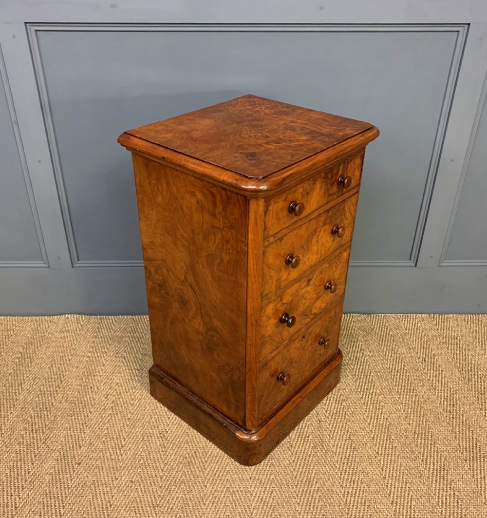 Pair of Burr Walnut Bedside Chests by Heal and Son View XV