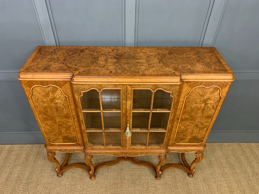 Burr Walnut Side Cabinet View II