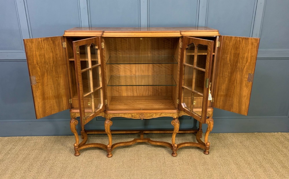 Burr Walnut Side Cabinet View III