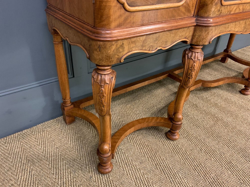Burr Walnut Side Cabinet View IX
