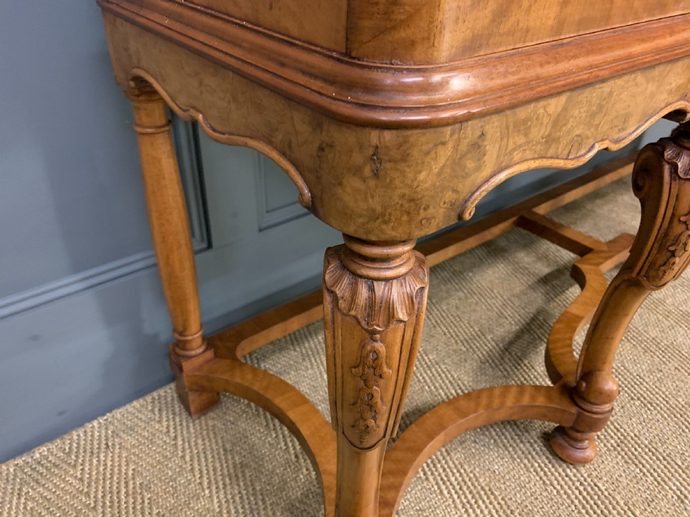Burr Walnut Side Cabinet View X