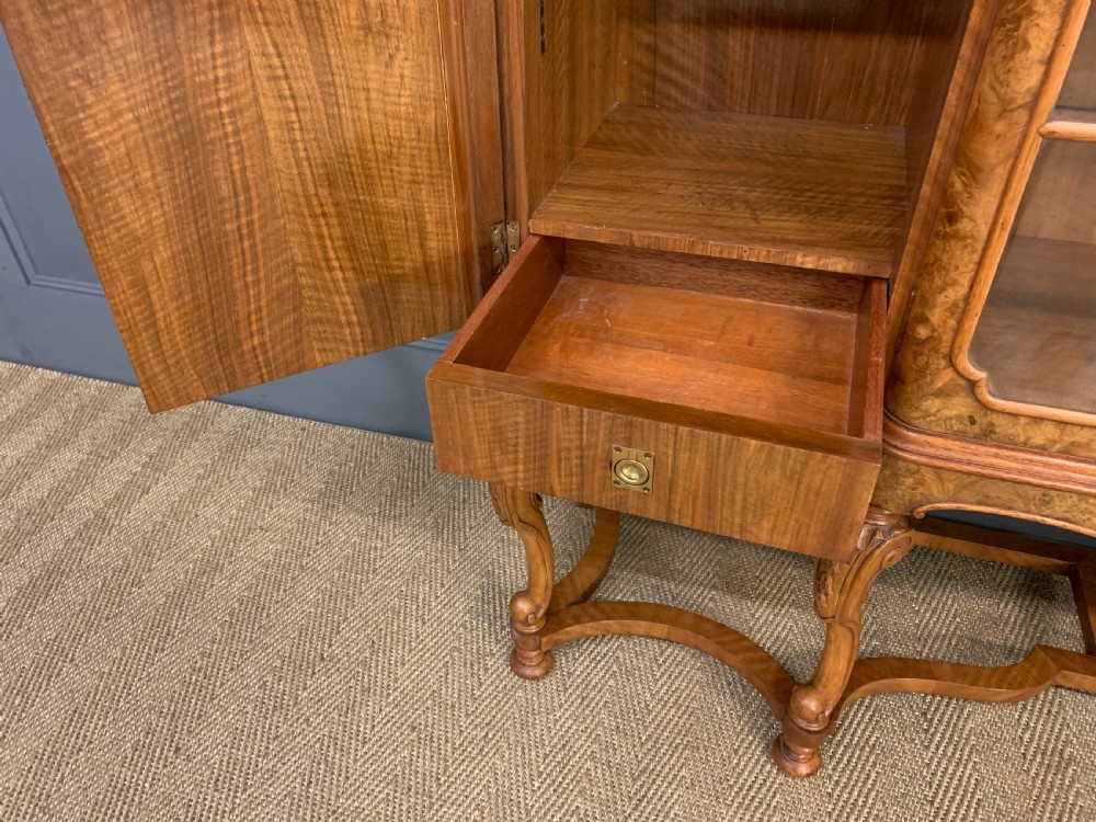 Burr Walnut Side Cabinet View XV