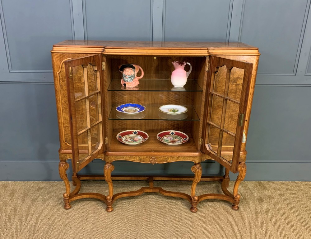 Burr Walnut Side Cabinet View XVI