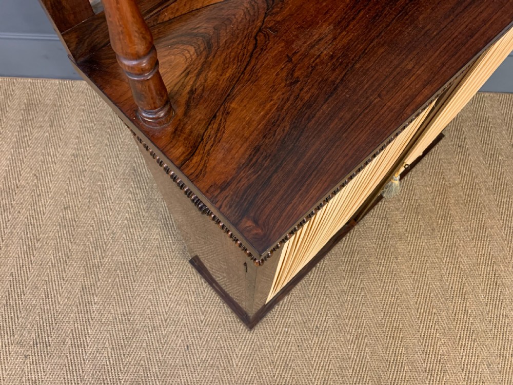 Regency Rosewood Chiffonier View IX