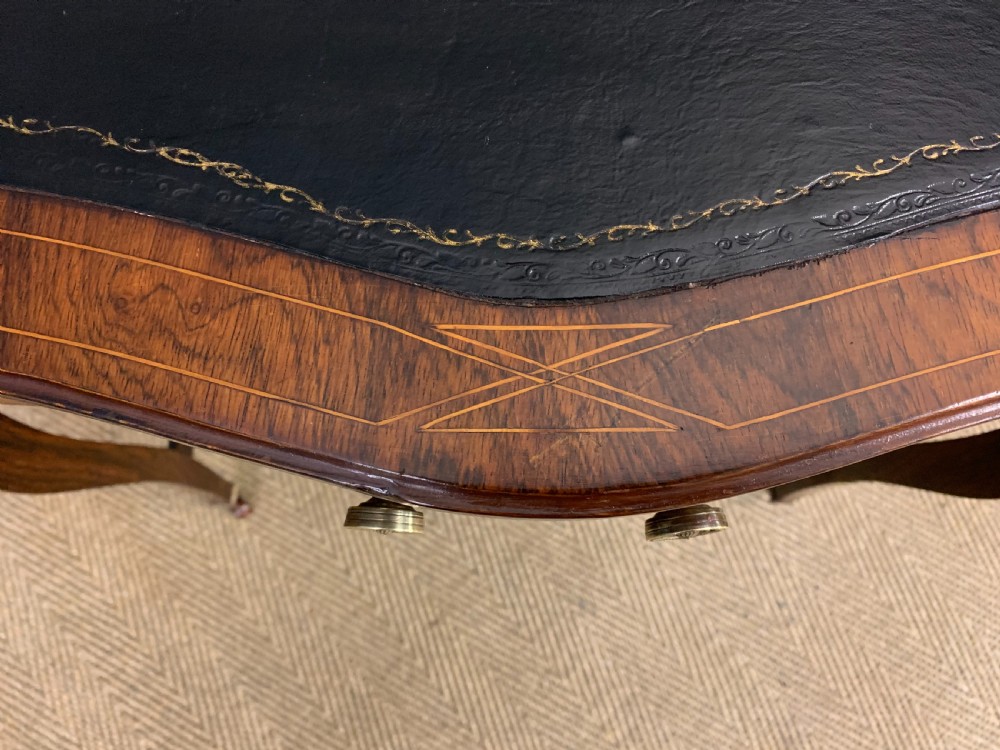 Inlaid Rosewood Flap Table View XXI