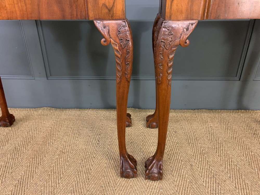 Pair of Burr Walnut Tea Tables View III