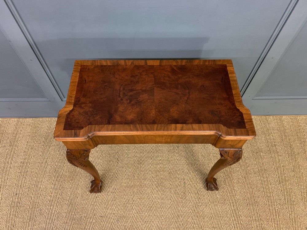 Pair of Burr Walnut Tea Tables View XIII