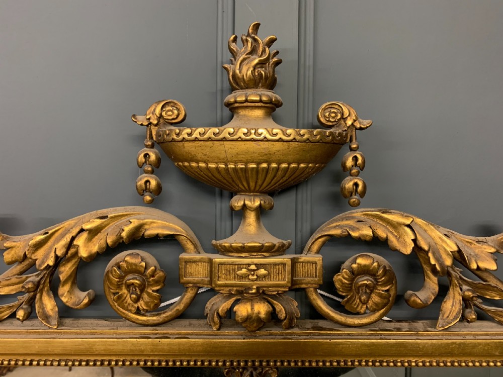 Neo Classical Adams Style Giltwood Mirror View II