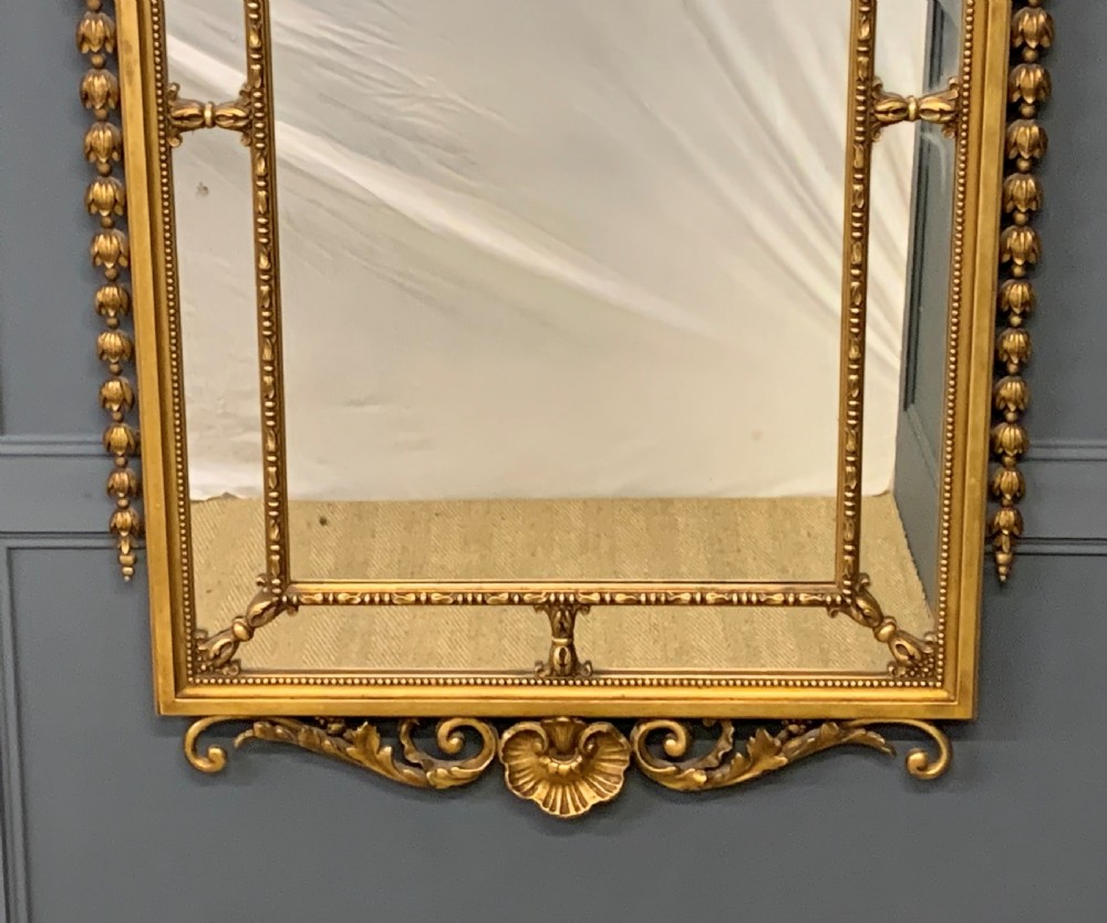 Neo Classical Adams Style Giltwood Mirror View X