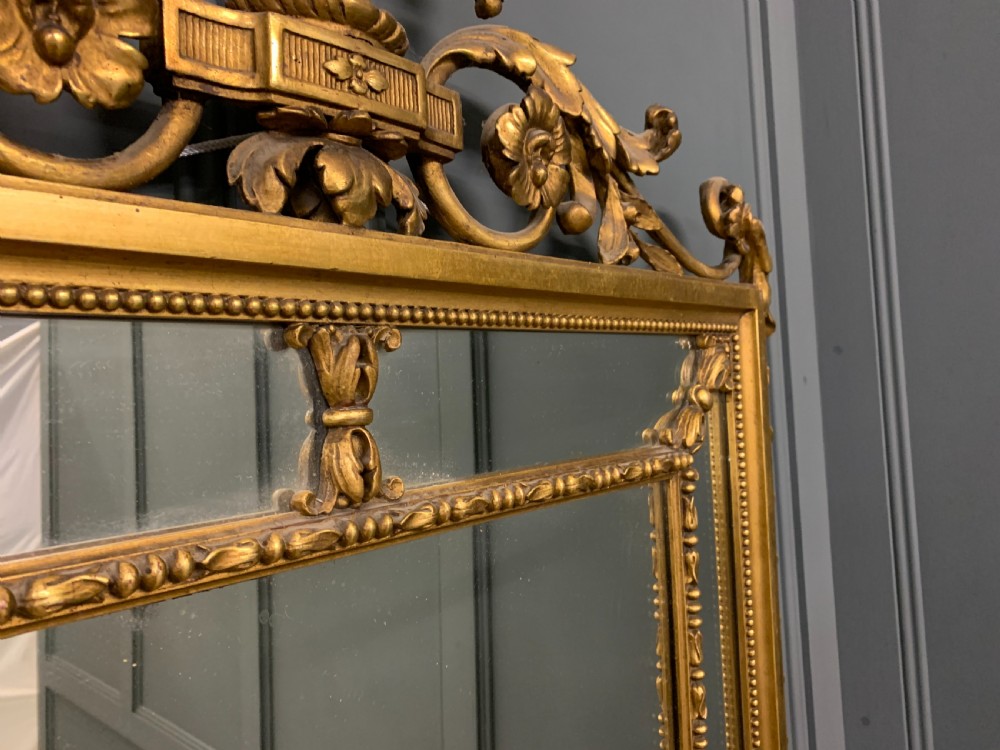 Neo Classical Adams Style Giltwood Mirror View XV