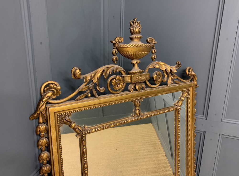 Neo Classical Adams Style Giltwood Mirror View XVII