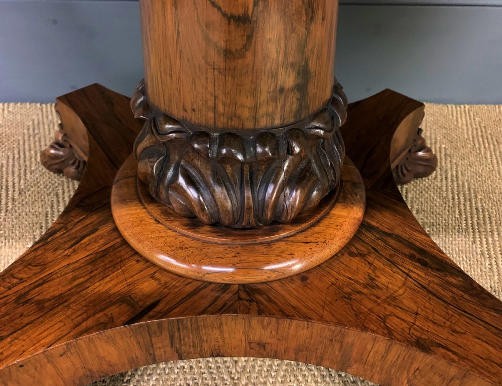 William IV Rosewood Library Table  View IX