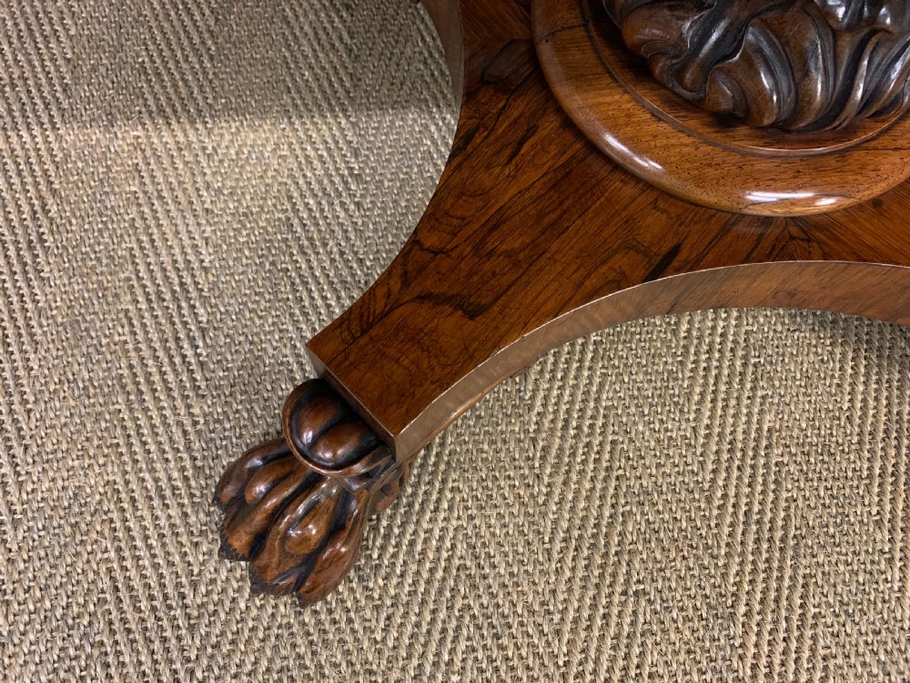 William IV Rosewood Library Table  View XII