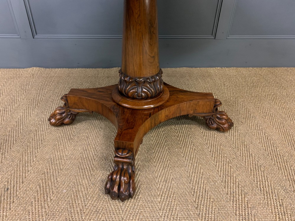 William IV Rosewood Library Table  View XIV