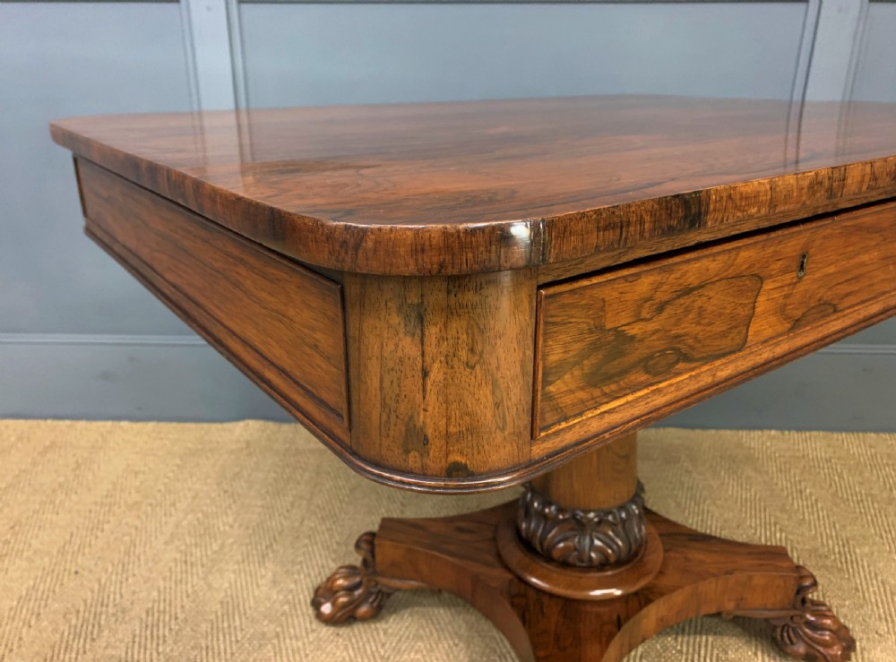 William IV Rosewood Library Table  View XV