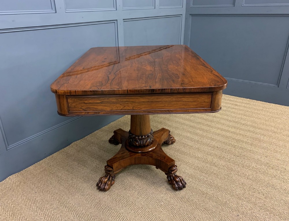 William IV Rosewood Library Table  View XVI