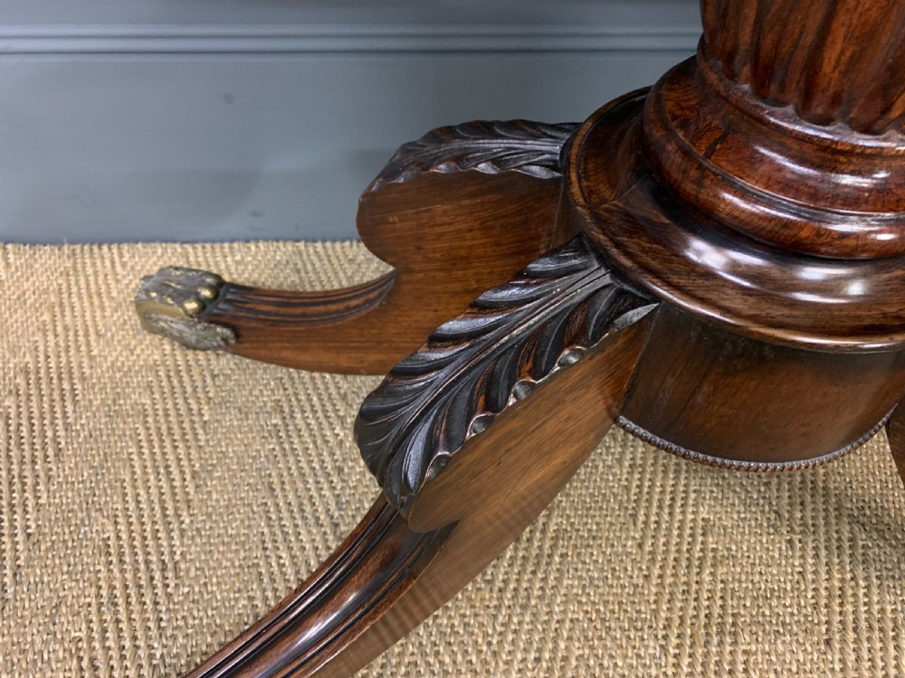Regency Inlaid Rosewood Card Table View IX