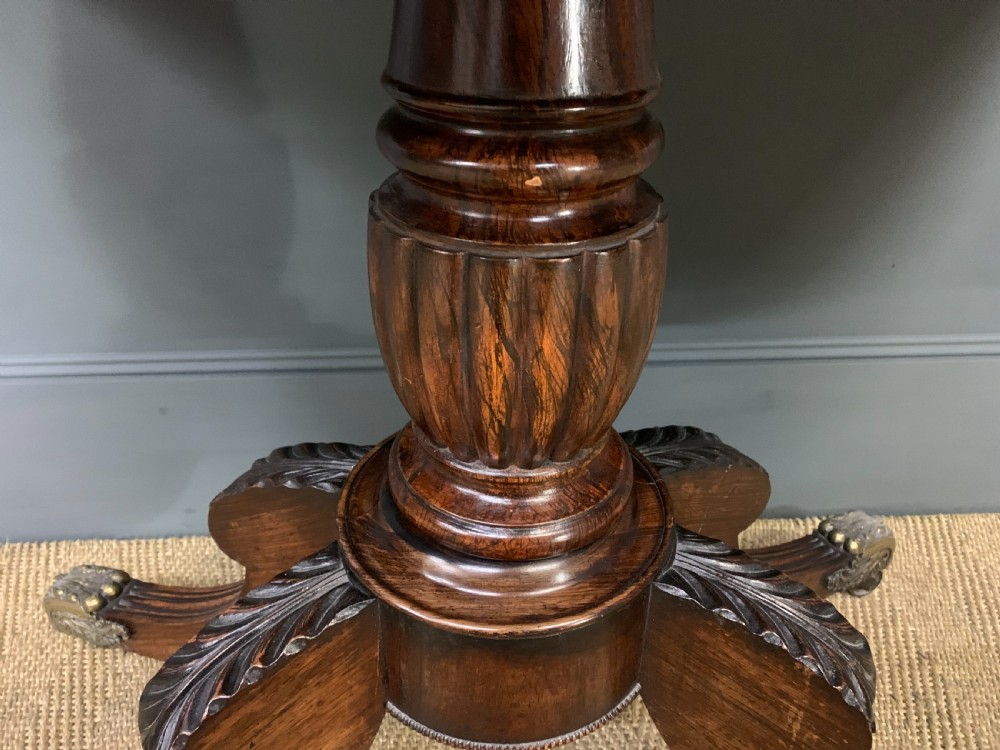 Regency Inlaid Rosewood Card Table View X