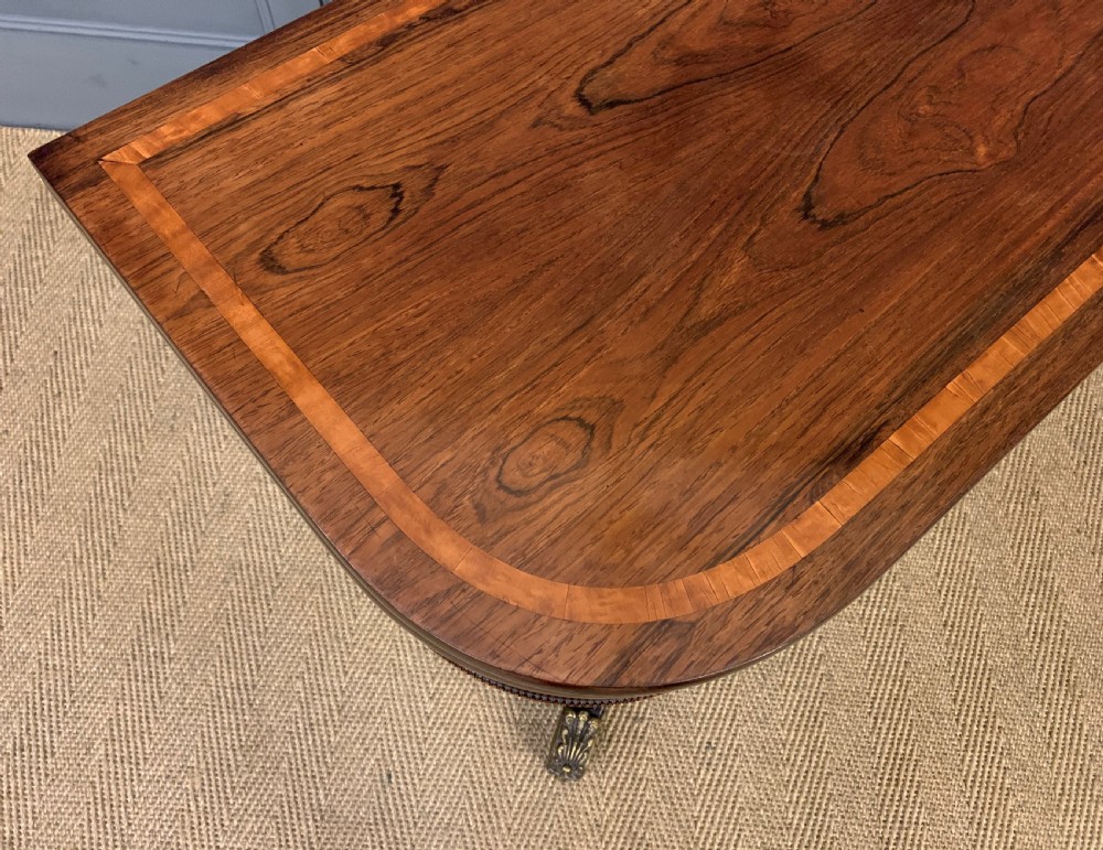 Regency Inlaid Rosewood Card Table View XIII