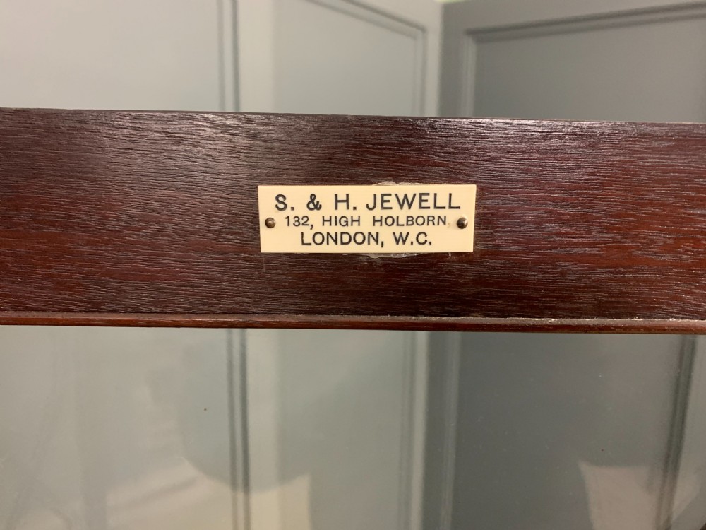Inlaid Mahogany Bookcase by S & H Jewell View III