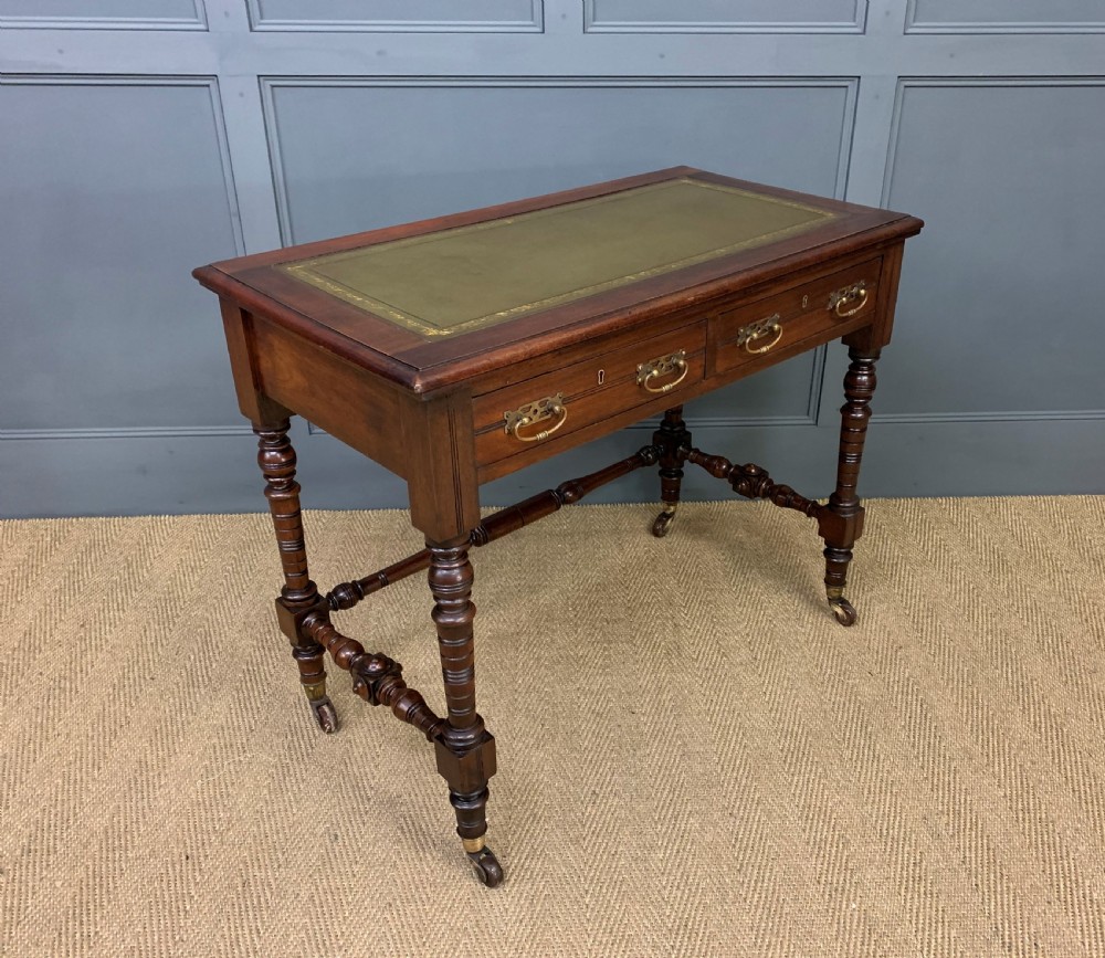Late Victorian Mahogany Writing Table