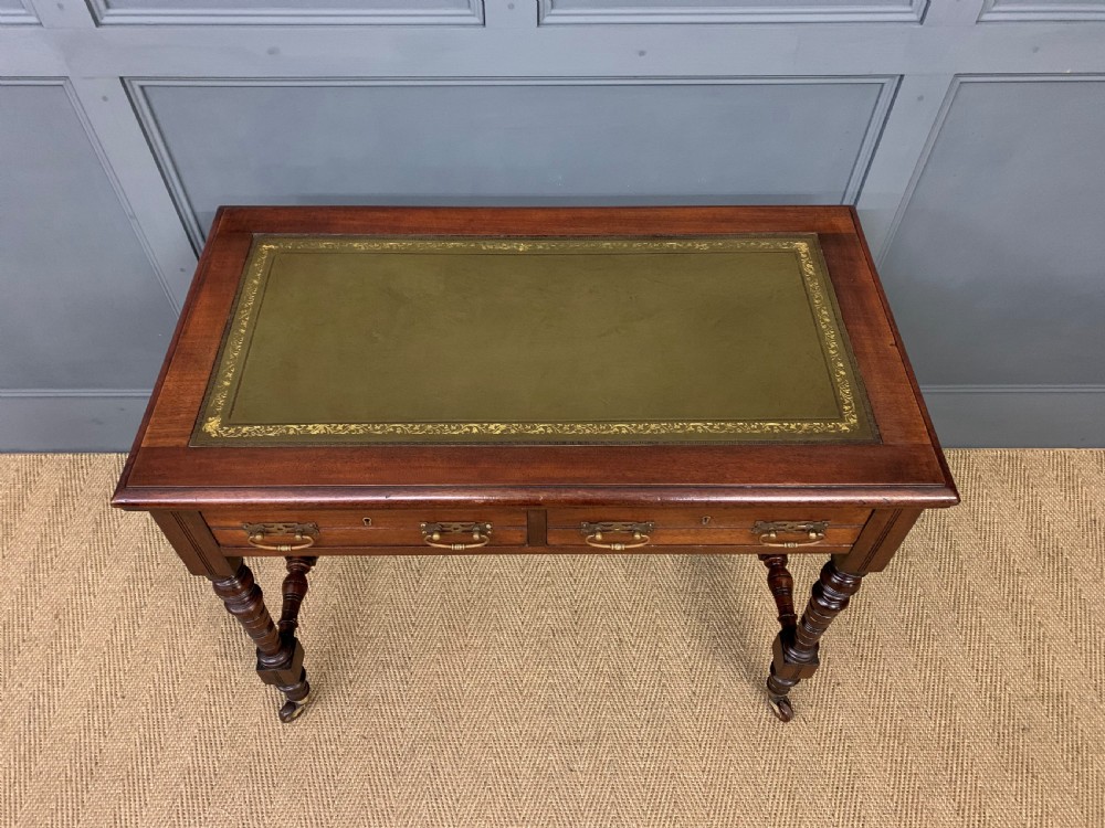 Late Victorian Mahogany Writing Table View II