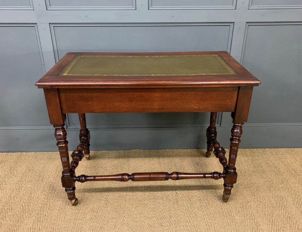 Late Victorian Mahogany Writing Table View V