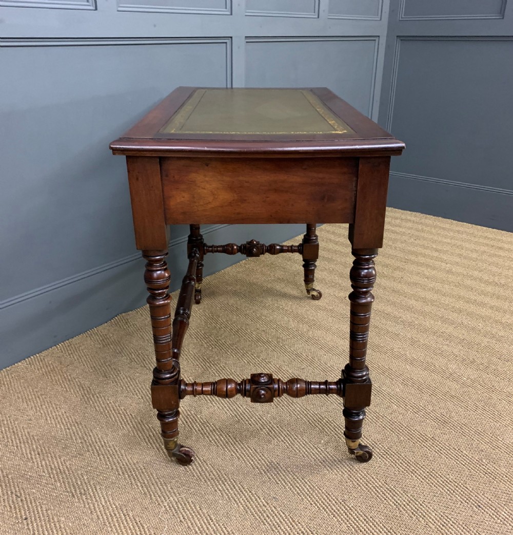 Late Victorian Mahogany Writing Table View XII